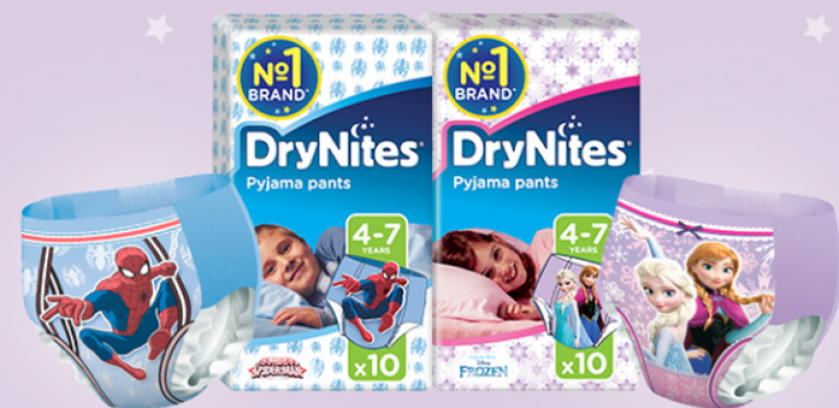 Huggies DryNites Pyjama Pants samples