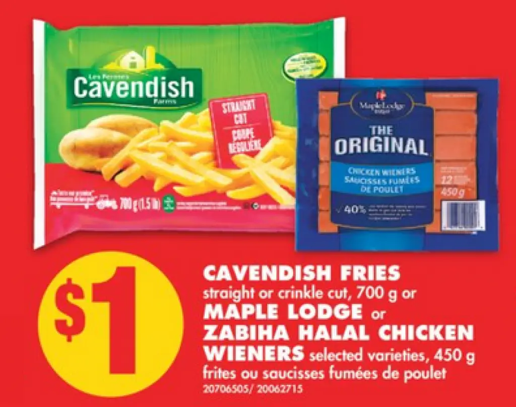 Get A Free 700g Bag Of Cavendish Fries No Frills Get Me Free Samples