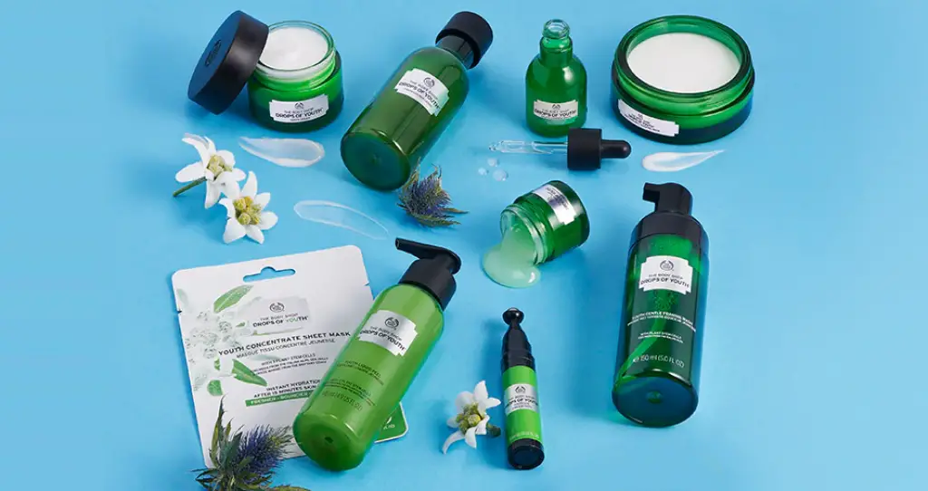 The Body Shop Drops of youths free sample kit