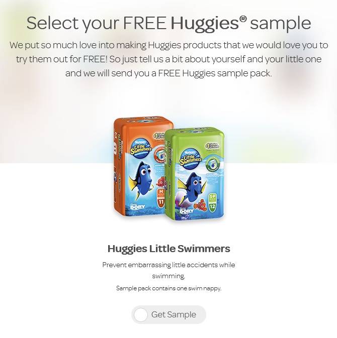 Free Huggies samples Little Swimmers nappies