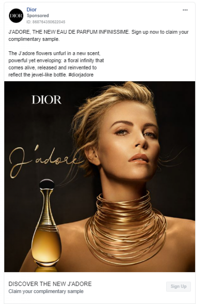 dior perfume advert
