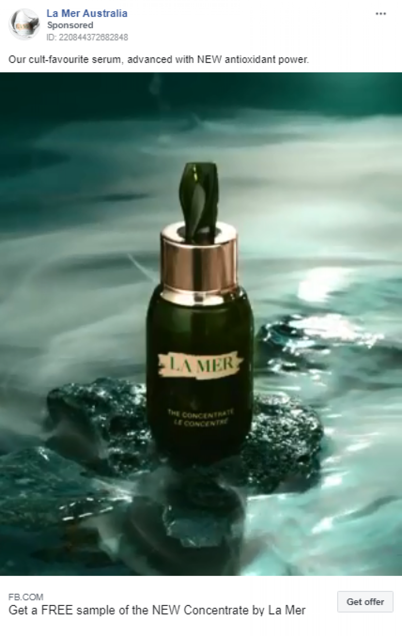 FREE Sample of La Mer The Concentrate Serum Get me FREE Samples