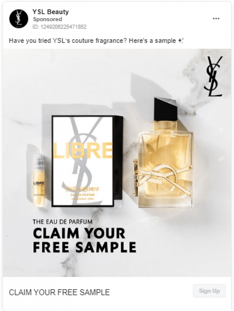 libre ysl sample uk