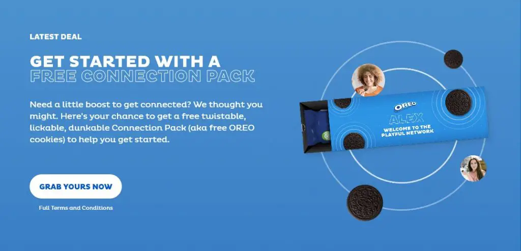 get your free oreo sample pack by mail