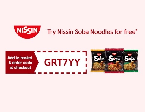 Get free Nissin Soba Noodles from Tesco to try gratis