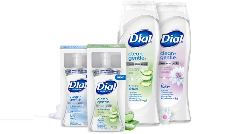 free dial clean + gentle wash