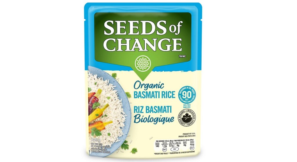 free seeds of change basmati rice sample canada