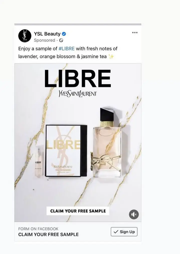 ysl claim free sample