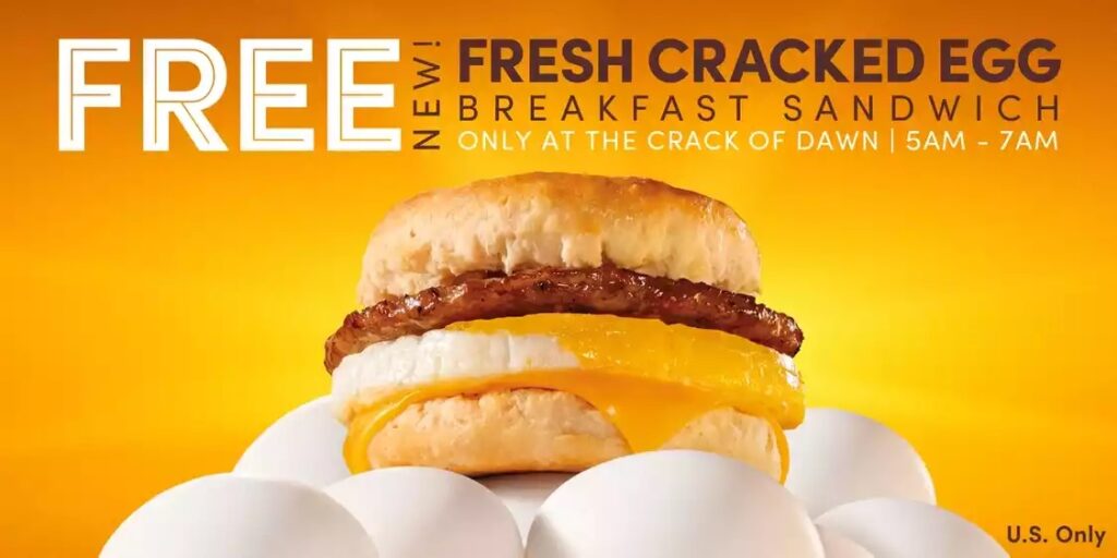 free tim hortons egg breakfast sandwich