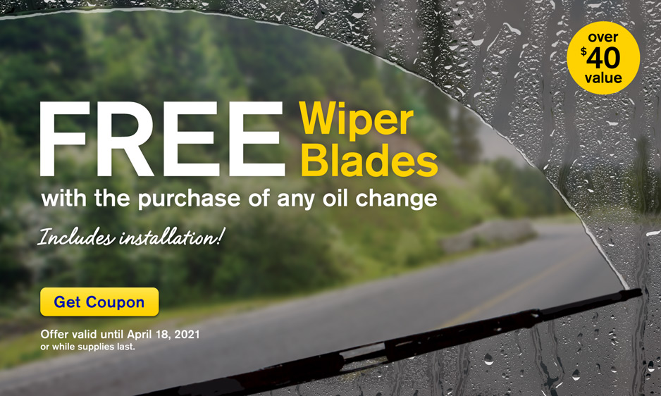 mr lube coupons free wiper blades oil change