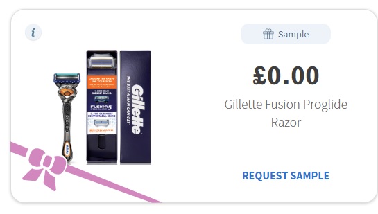 Free Gillette Fusion Razor sample Proglide SuperSavvyMe