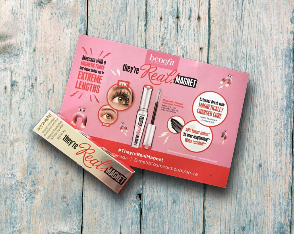 Free Benefit Mascara sample TopBox Circle Canada received