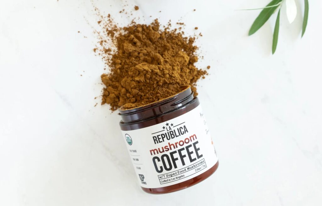 free mushroom coffee samples la republica super foods