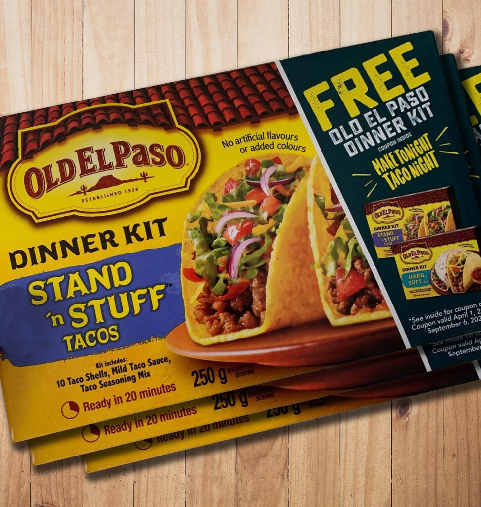Free old el paso dinner kits canada