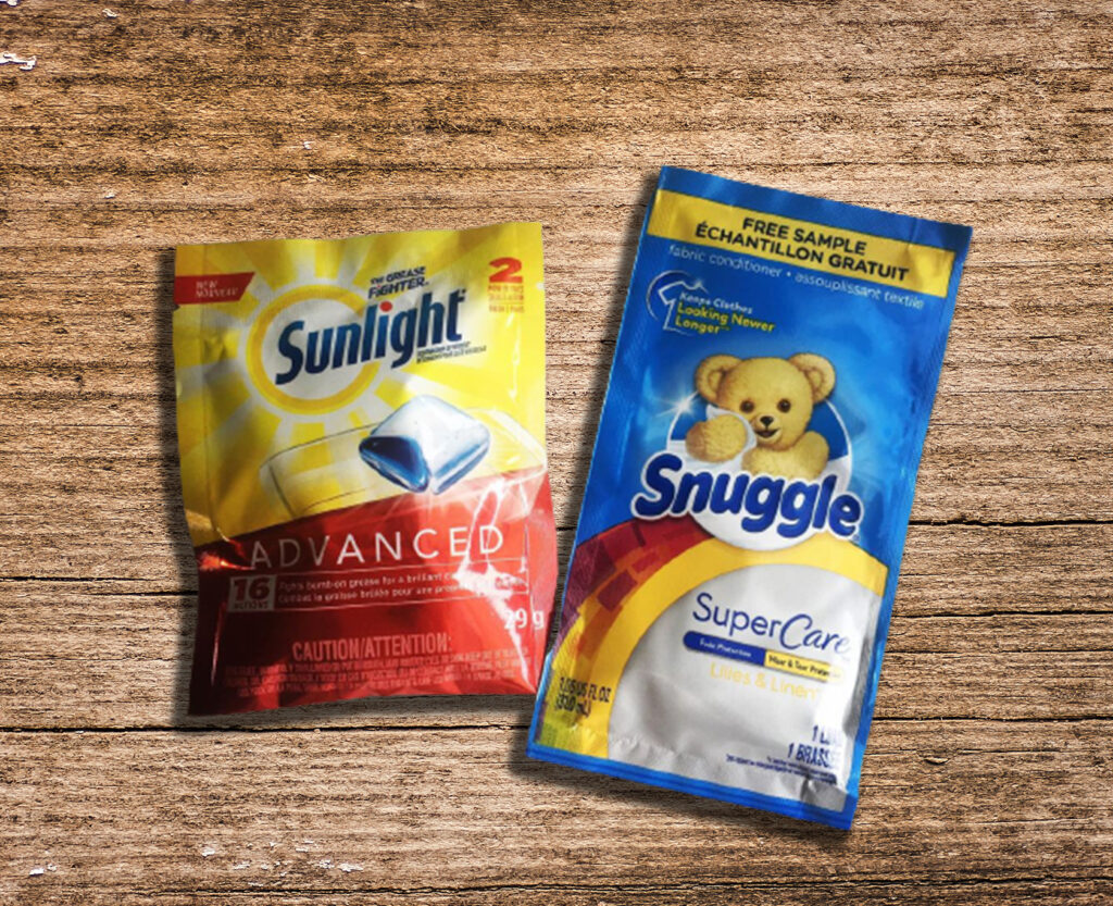 free Sunlight & Snuggles samples with SampleSource received in Canada