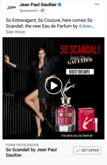 Jean Paul Gaultier Scandal Perfume sample