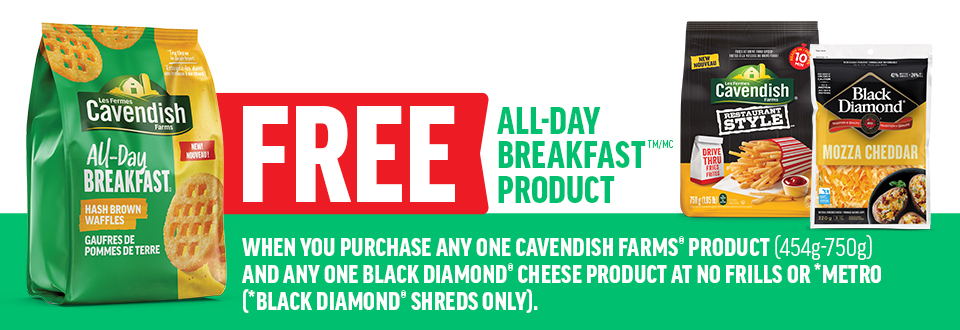 Free Cavendish Breakfast Coupons FPC