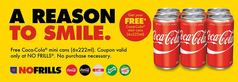 free coca cola coupon no frills canada