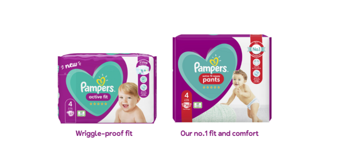free pampers nappy pants active fit coupon UK