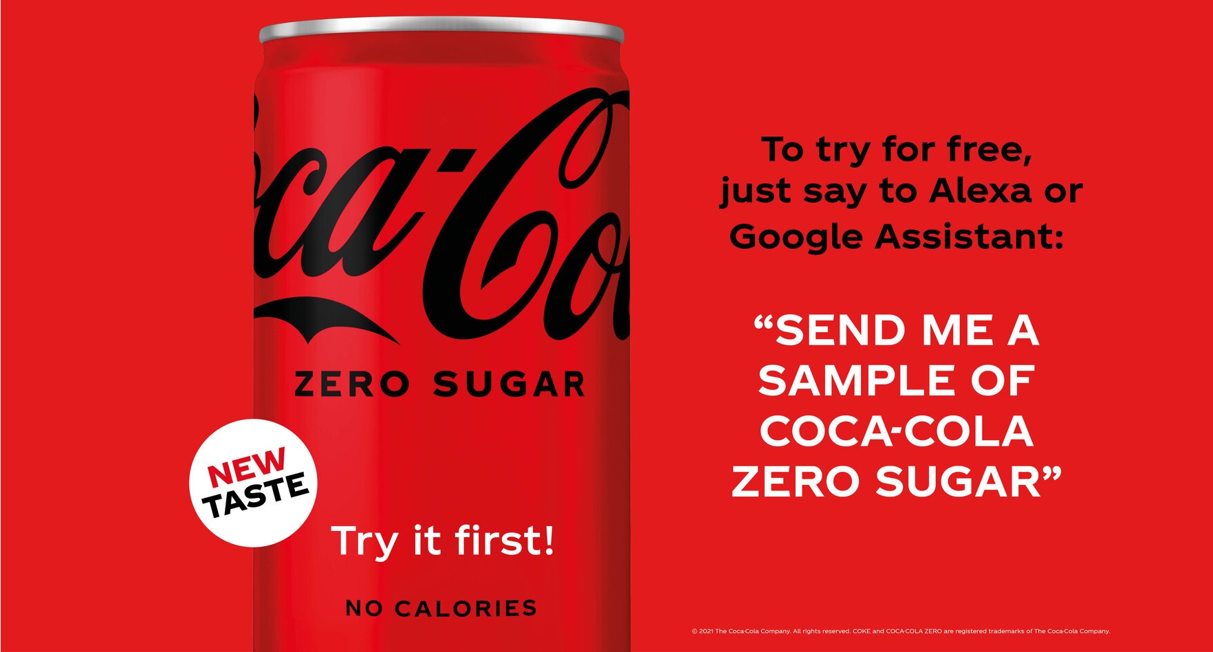 free coca cola zero send me a sample
