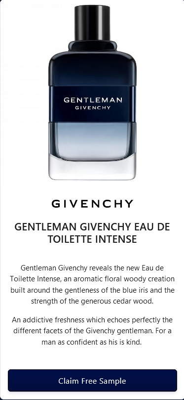 givenchy gentlemen perfume sample sopost