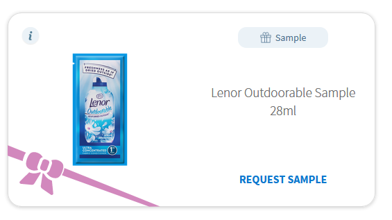 free lenor outdoorable sample supersavvyme