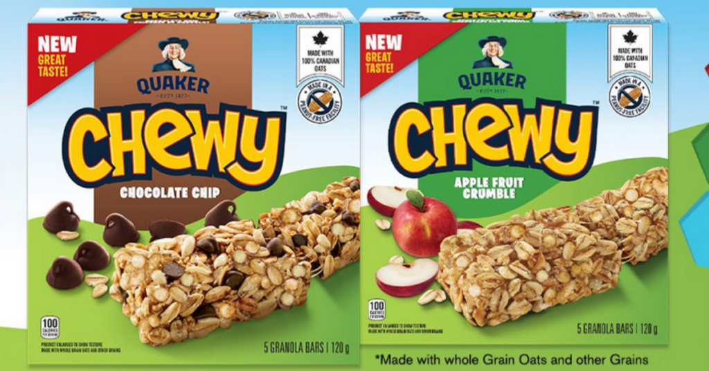 quaker granola bars samples