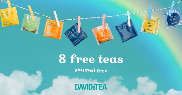 Free DAVIDsTEA sample pack