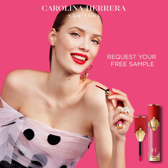 carolina herrera lipstick sample