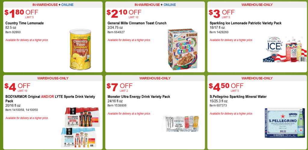 Stock up on Food, Pantry products with Costco Coupon Book