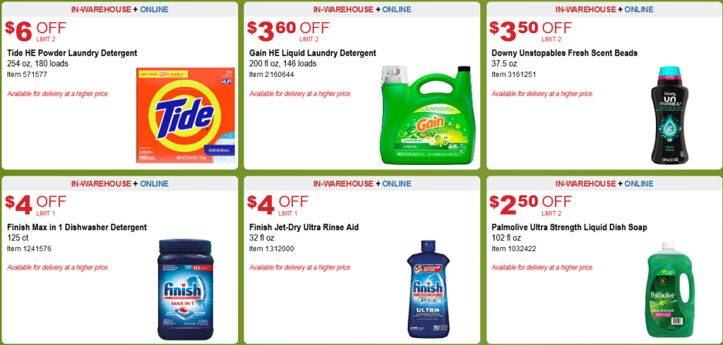 Costco Coupon Book July 2021 Cleaning, Detergent and Laundry 