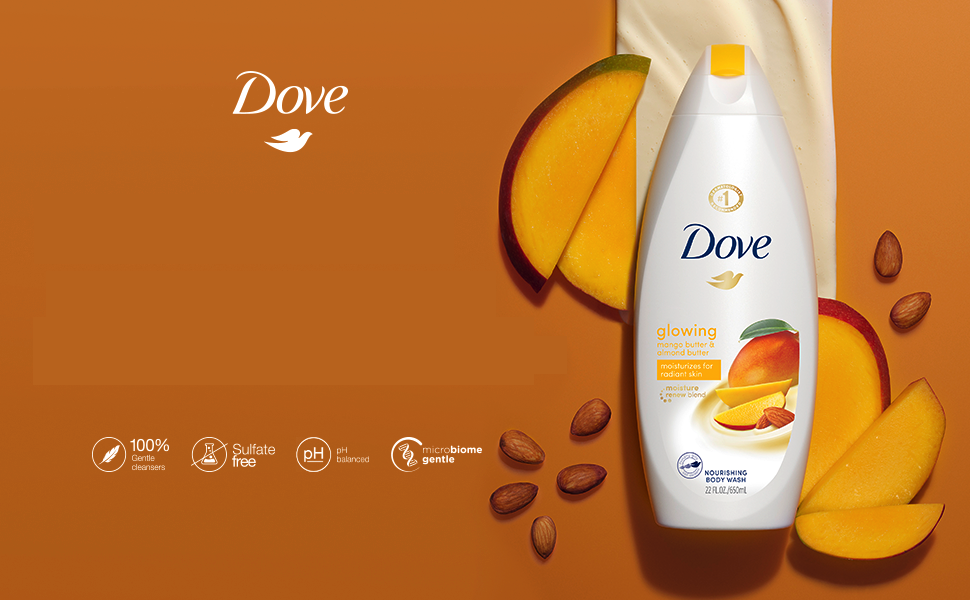 dove body wash samples mango
