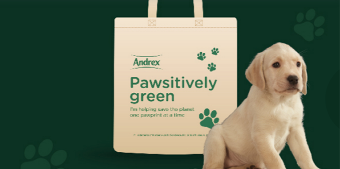 free andrex canvas bag