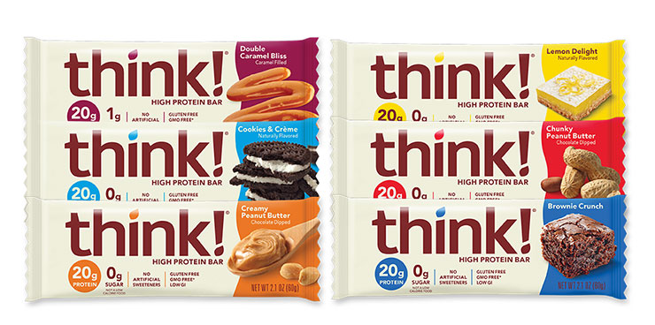 think high protein bars sample