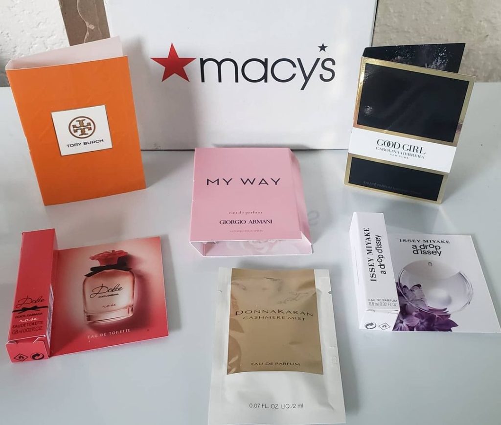 Macys perfume samples