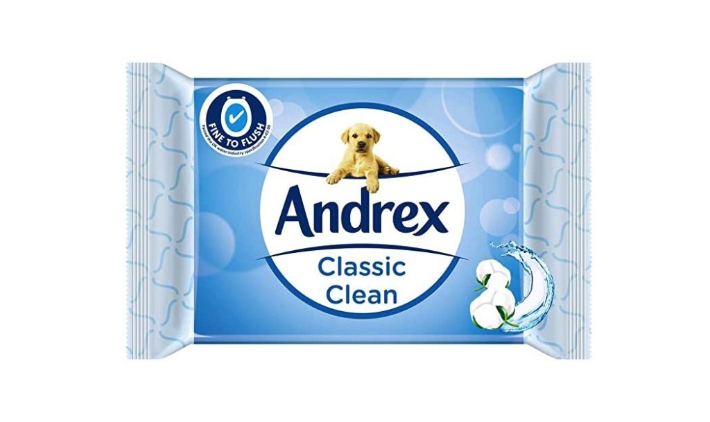 andrex washlets sample