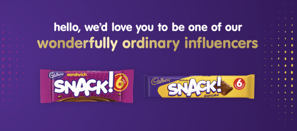 free cadbury snack