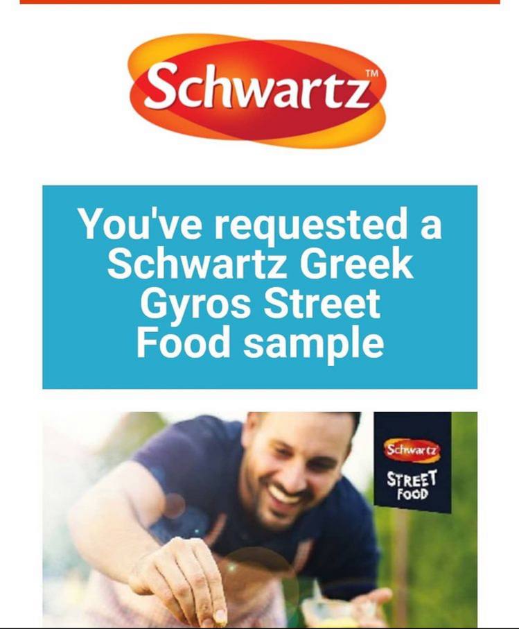 Schwartz Street Food seasoning samples - Get me FREE Samples