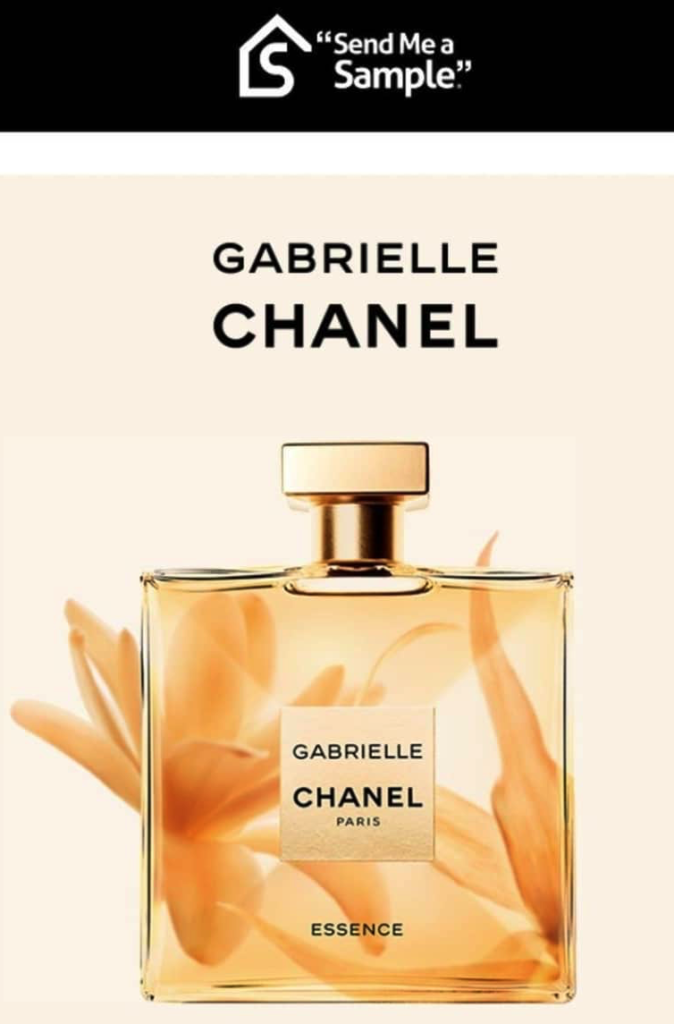 gabrielle chanel essence send me a sample