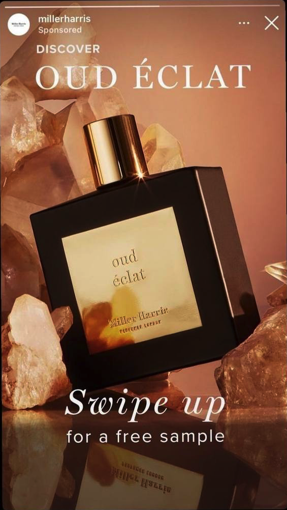 Miller Harris Perfume sample Oud Eclat