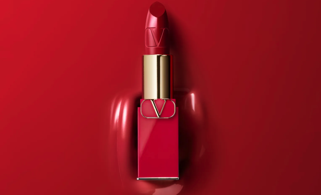 rosso valentino lipstick sample vogue