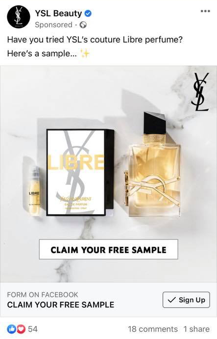 YSL Libre Couture perfume sample