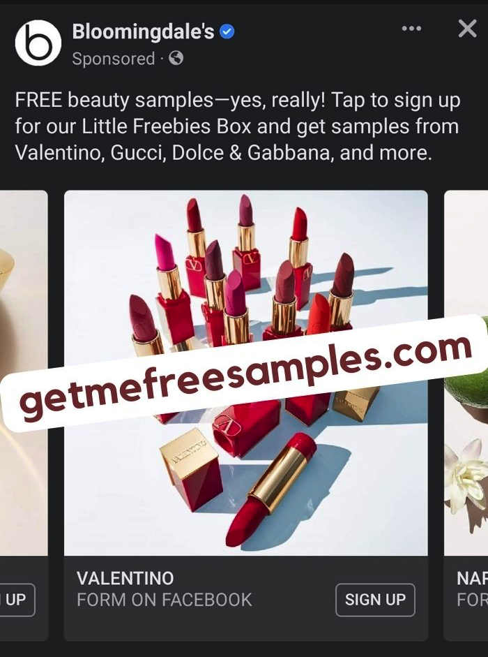 Bloomingdales little freebies beauty samples box