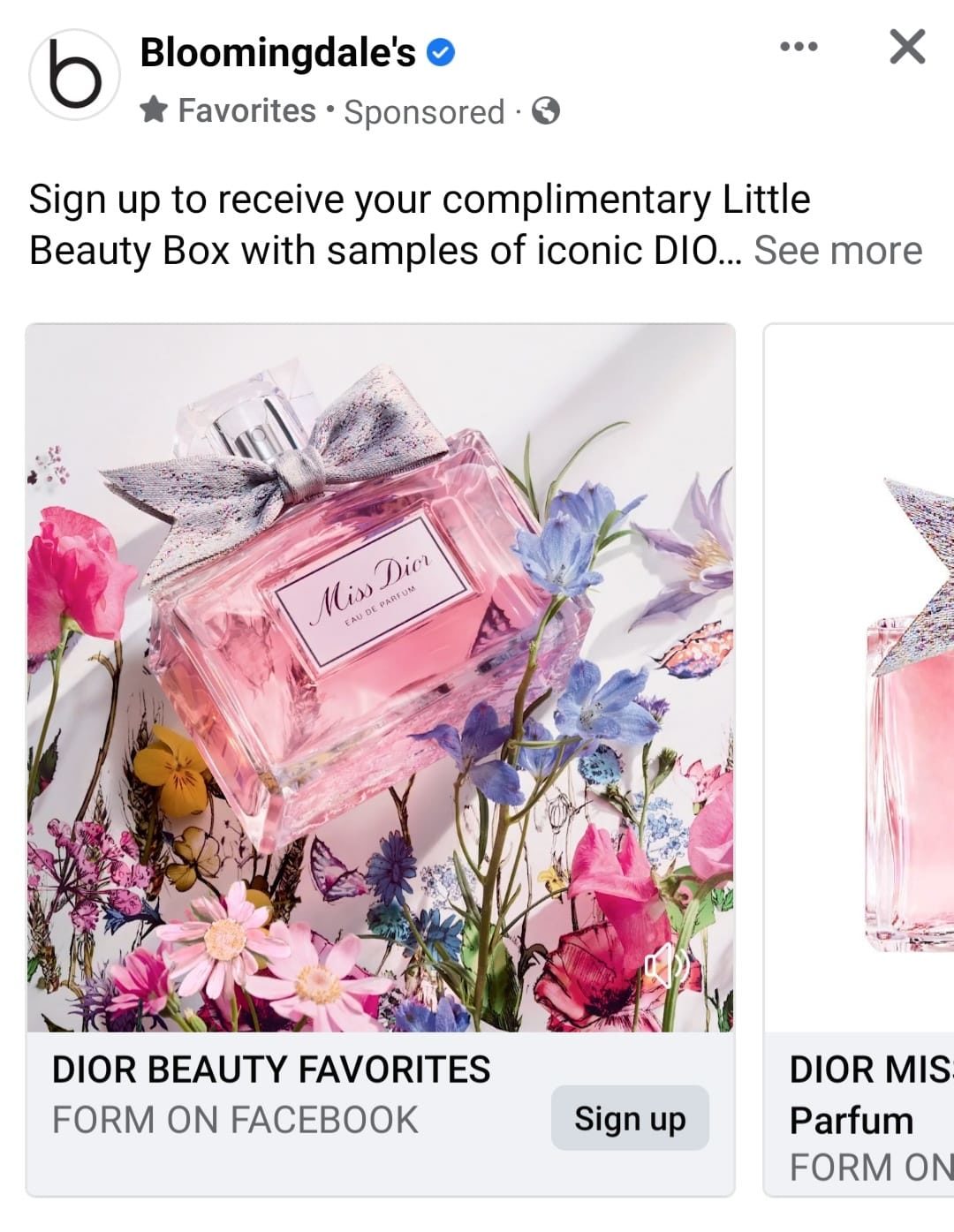 Dior Beauty Sample Box Bloomingdales