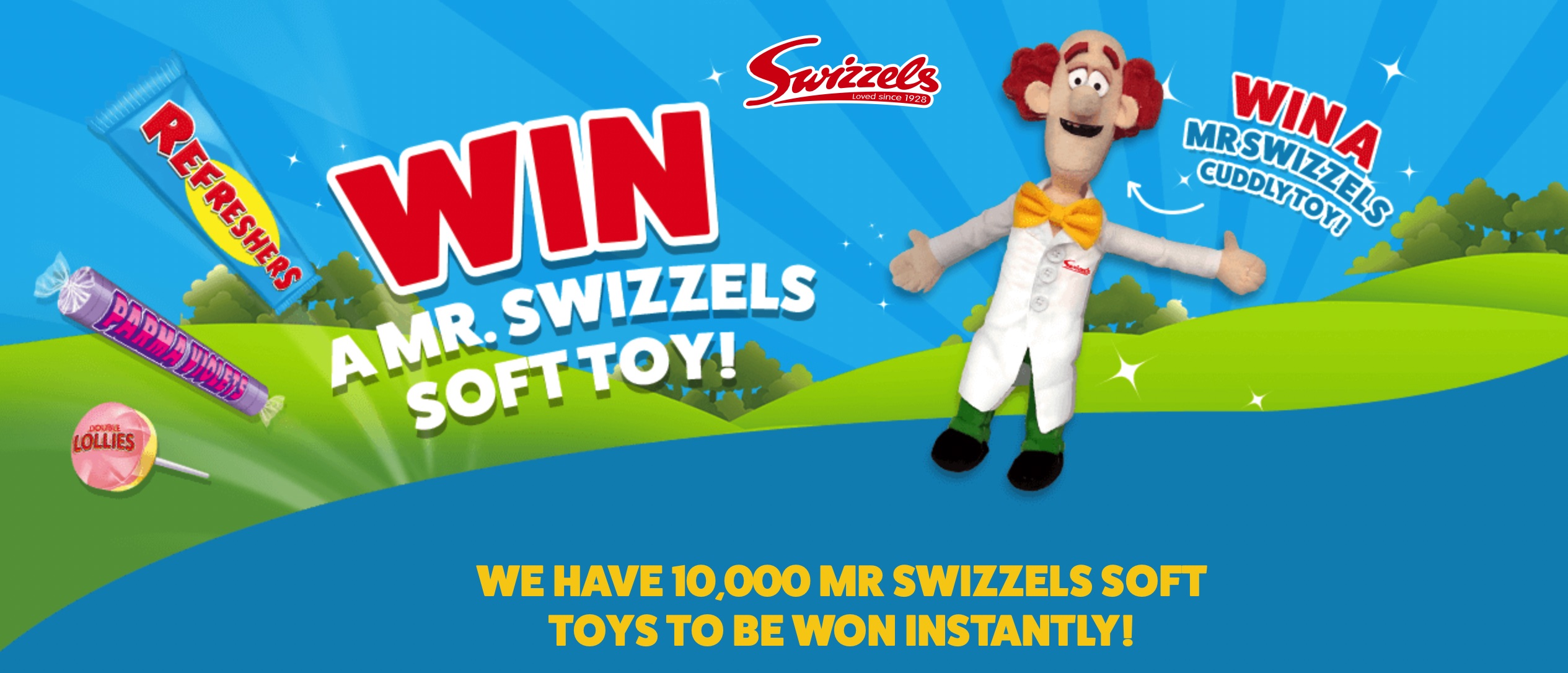 Free Mr Swizzels Soft Toys