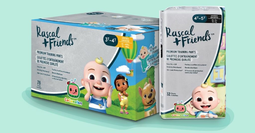 Rascal and Friends Diapers sample Cocomelon Training Pants