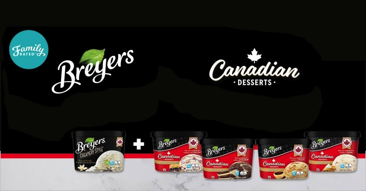 free breyers ice cream & Canadian desserts family rated