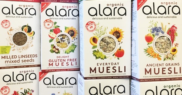 Alara Muesli Cereal Box sample