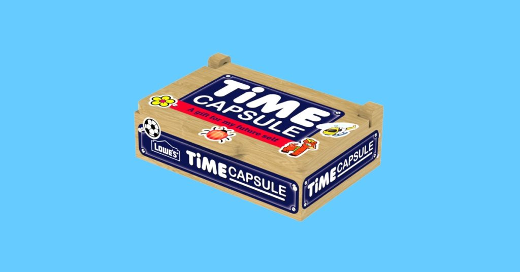 Free Time Capsule Kit from Lowe's