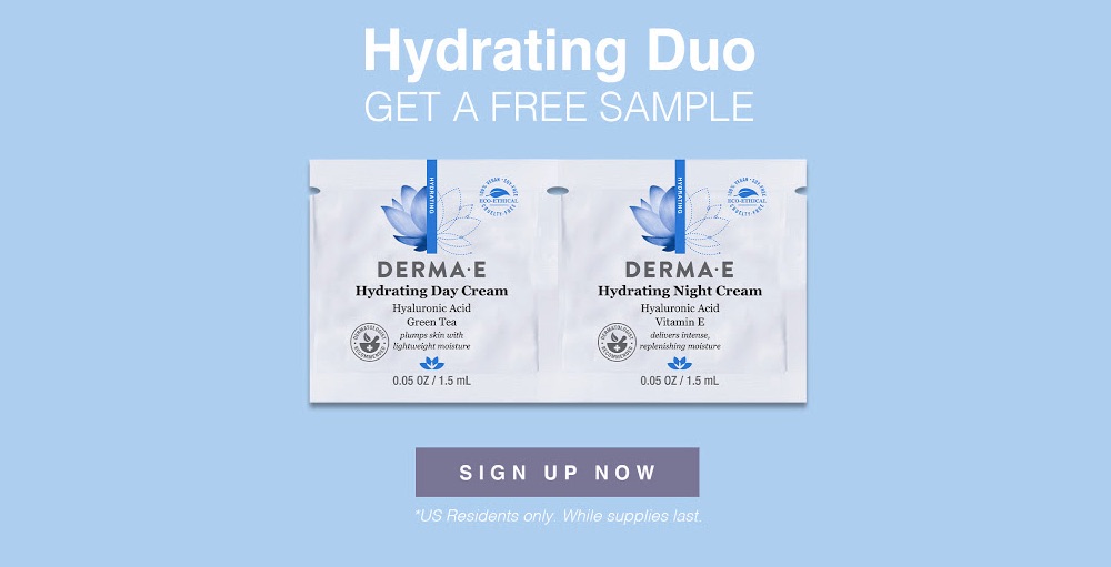 derma e hydrating cream duo sample